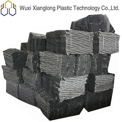 Alkali Resisting Cooling Tower Isi Media PVC Honeycomb Filler 730mm 950mm