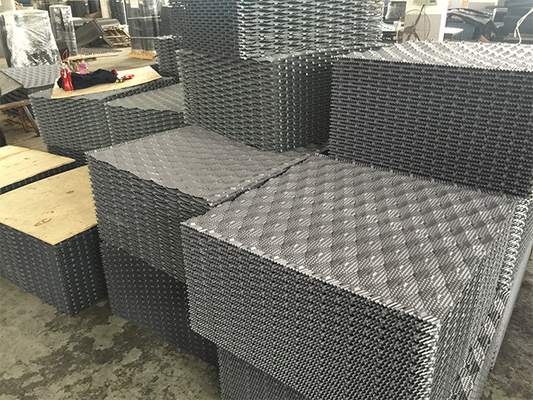850X1000mm Cooling Tower Infill Air Cooling PVC Filler 0.32mm-0.6mm
