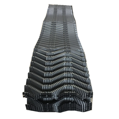 Paket Isi Menara Pendingin PVC Hitam Biru Isi Sarang Lebah 500mm 0.32-0.6mm