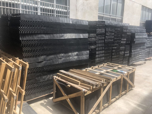 Black Honeycomb Cellular PVC Drift Eliminator Cooling Tower Komponen
