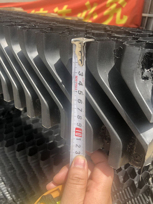 Black Honeycomb Cellular PVC Drift Eliminator Cooling Tower Komponen