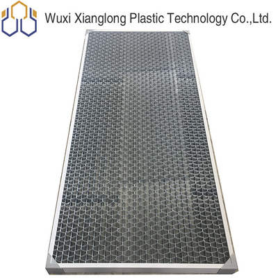 Ventilasi Air Inlet Louver Water Treatment Cooling Tower Louver 0.6mm