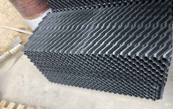 Bahan Penghilang Bau Peternakan Babi Untuk Menara Pendingin Isi Pengisi Tirai Basah Plastik Wusen