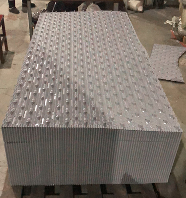 750X2000mm Menara Pendingin PVC Kaku Mengisi Menara Pendingin Media Isi CF750