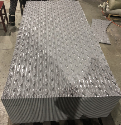 750X2000mm Menara Pendingin PVC Kaku Mengisi Menara Pendingin Media Isi CF750