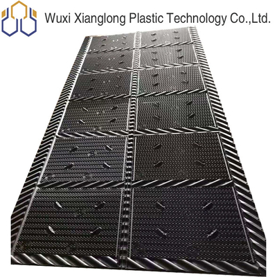 Black Cooling Tower Infill Cooling Tower Paket Pengisi PVC 810mm