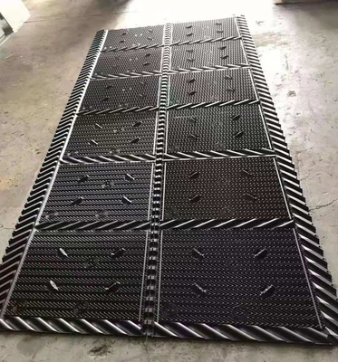 Black Cooling Tower Infill Cooling Tower Paket Pengisi PVC 810mm