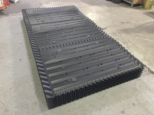 1250X2400mm Menara Pendingin Air Infill Hanging Type PVC Sheet 16mm