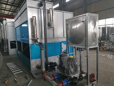 Fluid Cross Flow Media Kulkas Pendingin Air Dingin Industri