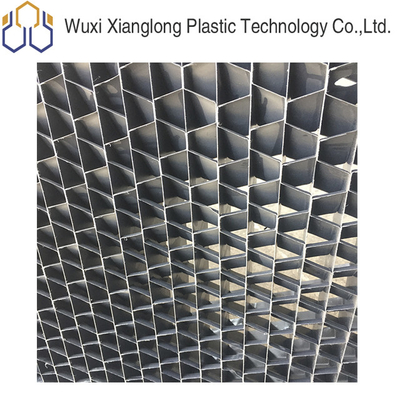 D65mm PVC Air Inlet Louvre 2000mm 2400mm Komponen Menara Pendingin