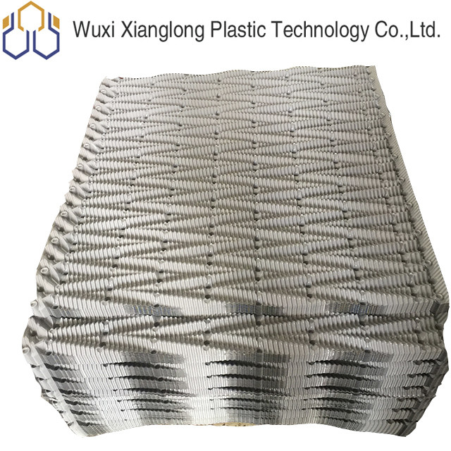 Bahan Lebar 750mm Untuk Cooling Tower Fill PVC Filler Untuk KK Cooling Tower Infill