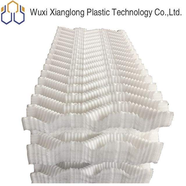 PP S Type Cooling Tower Isi Plastik Natural PVC Draft Eliminator