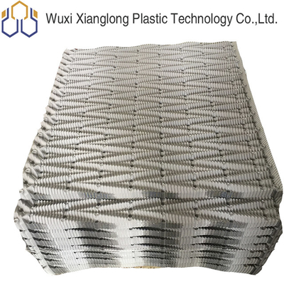 Bahan Lebar 750mm Untuk Cooling Tower Fill PVC Filler Untuk KK Cooling Tower Infill